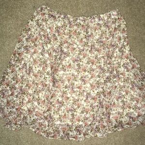Old Navy floral skirt